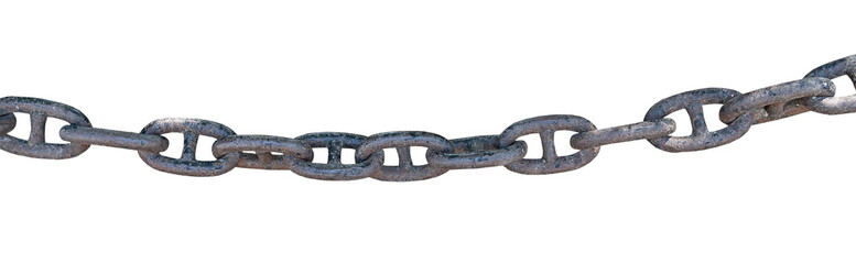 Obraz premium Old anchor chain