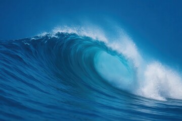 A Majestic Wave in Blue