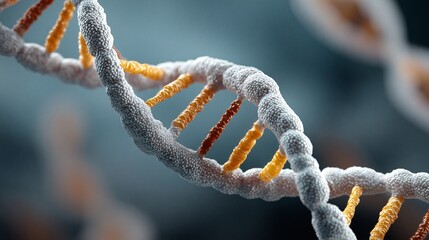 DNA helix being , symbolizing genetic engineering and personalized medicine