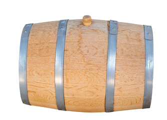 Wooden wine barrel