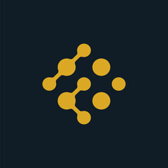 symbol features interconnected circles
