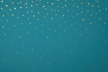 A Metallic Spectacle on a Teal Canvas