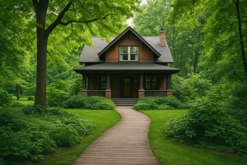 A serene retreat nestled in the heart of nature, where time seems to slow down and tranquility reigns supreme