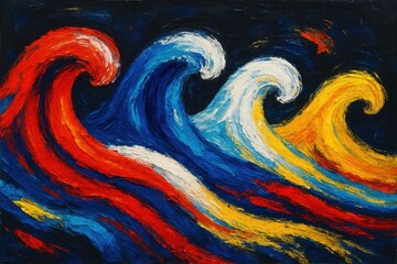 A Dynamic Oil Painting