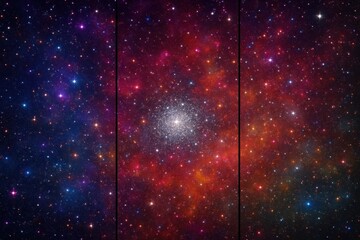 An expansive cosmic tapestry unfurls in a symphony of stars, galaxies, and nebulae, capturing the infinite beauty of our universe