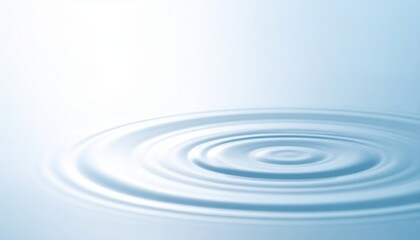 Abstract Light Blue Water Ripples