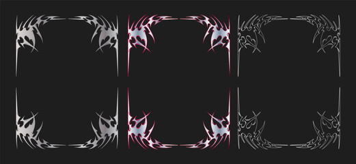 Neo Tribal Frame, Modern Tribal Frame