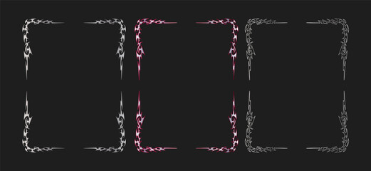 Neo Tribal Frame, Modern Tribal Frame