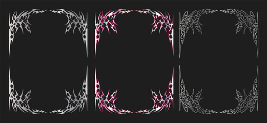 Neo Tribal Frame, Modern Tribal Frame