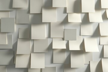 A white background with white squares. The squares are all different sizes and are not perfectly aligned. The image has a modern and minimalist feel to it