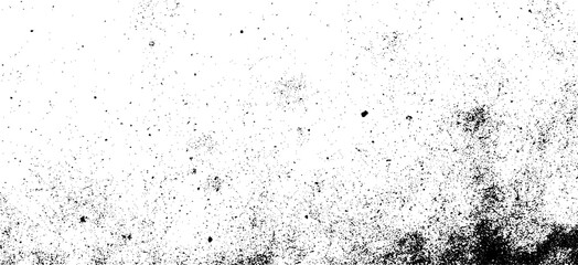 Rough black and white texture vector distressed overlay texture grunge background.