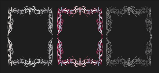 Neo Tribal Frame, Modern Tribal Frame