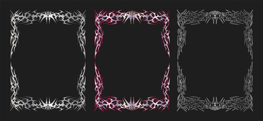 Neo Tribal Frame, Modern Tribal Frame