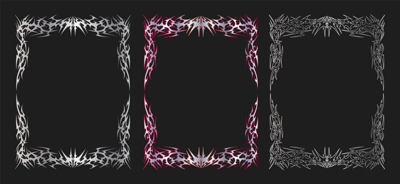 Neo Tribal Frame, Modern Tribal Frame