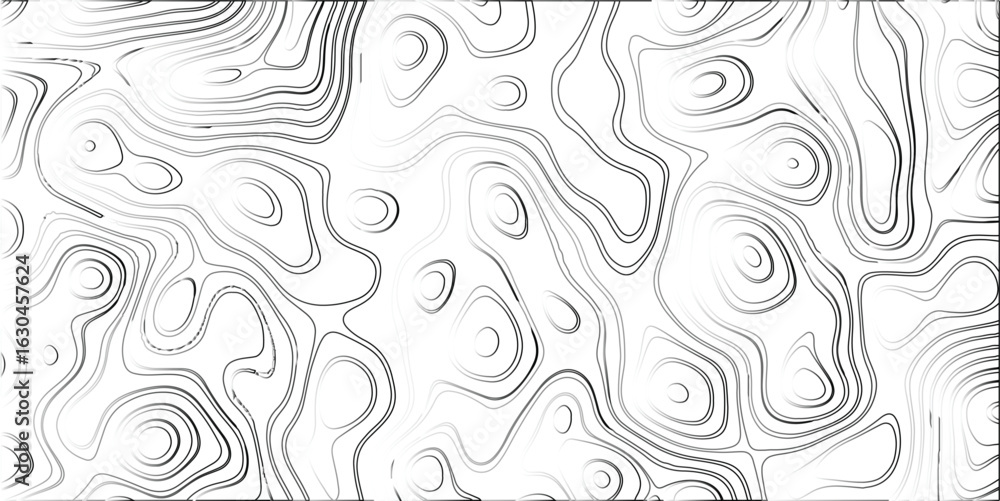 Poster abstract gradient contour lines in black and white creating a repeating pattern suitable for texture