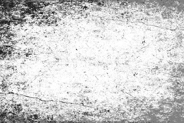 Rough black and white texture vector distressed overlay texture grunge background.