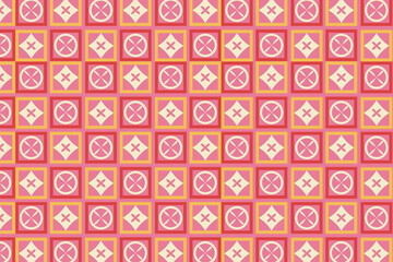 Geometric Floral Modern Seamless Pattern
