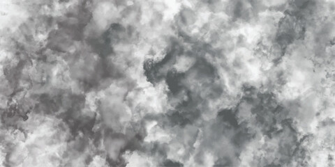 Abstract gray and white cloud texture background for graphic design and artistic projects with watercolor painted style.