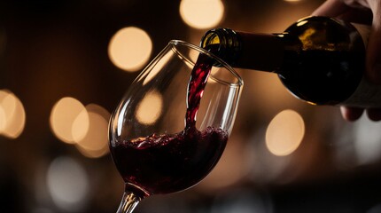 fine wine pouring into glass in elegant setting | wine tasting, fine wine, winery experience theme
