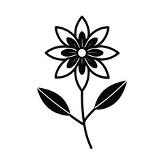 Fototapeta premium -dainty-flower-outlines---minimalist-vector-clipar.eps