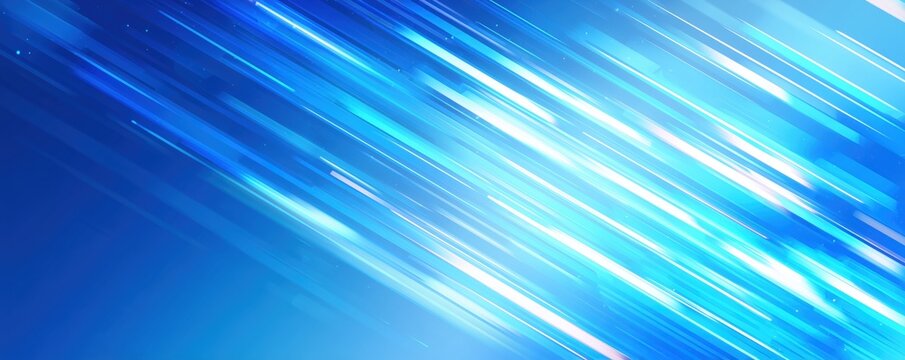 Blue technology background with geometric lines and white color vector illustration of digital data transfer on light blue gradient, tech banner template Generative AI