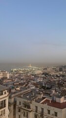 aerial view of barcelona spain