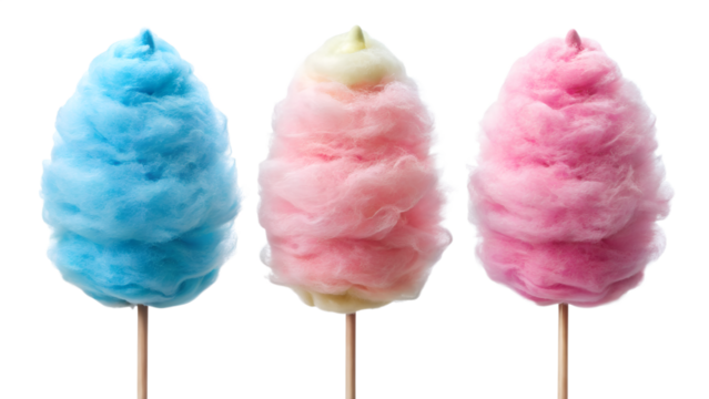 candy on a white background