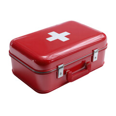 First aid box isoleted on transparent background.