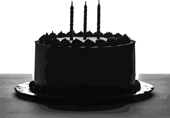 Birthday Cake with Candles