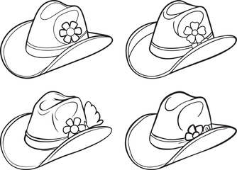  Head gear vector image