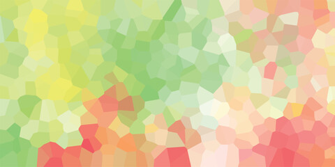 Abstract stained glass style mosaic design a colorful geometric pattern background featuring various warm and cool tones ideal for digital and print applications