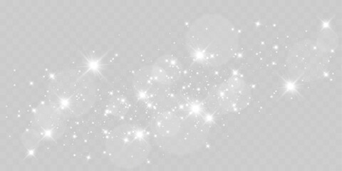 Light sparkle glitter shine glow with transparent glittering light effects, sparkling stars, white bokeh, and shiny glow on a checkered background, perfect for Christmas themes.	
