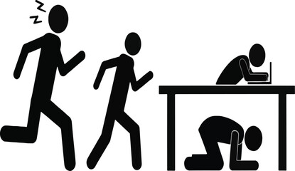 Emergency Panic and Natural Disaster Drill