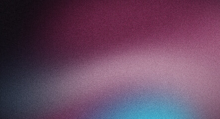 Grainy texture background ,Pink blue noise gradient effect, abstract dark banner black backdrop poster cover design projects