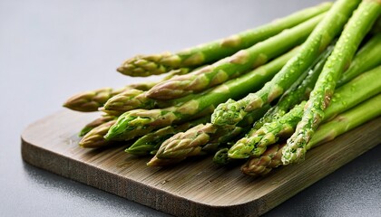 fresh green asparagus spears