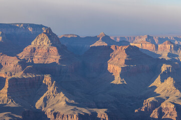 Grand Canyon South Rim Landscape in Summer