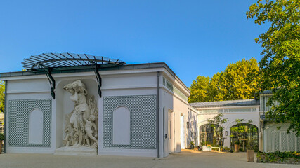 Magnifique façade de bâtiment à Vichy dans l'Allier