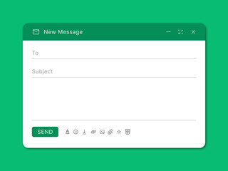 Email Sending Form Interface for Web or App
