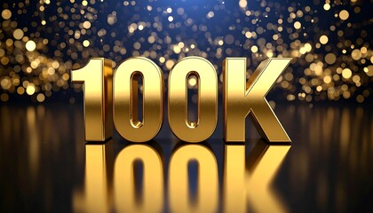 Gold 100k celebration