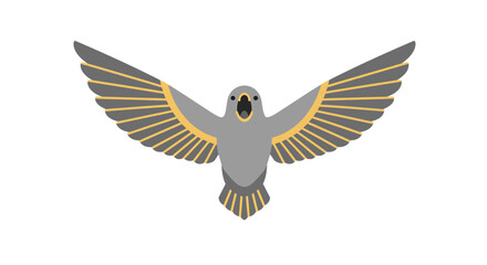 Obraz premium Majestic Bird in Flight, Open Wings