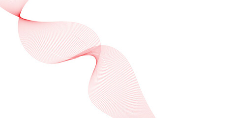 Abstract red wave background.