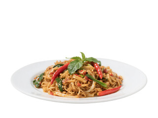 Spicy Drunken Noodles: Authentic Thai Stir-Fry Dish