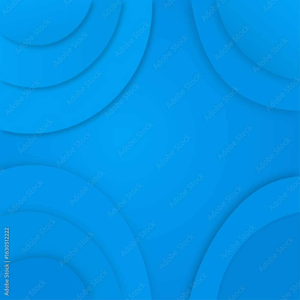 Poster abstract modern blue gradient waves overlap background with copy space for text.