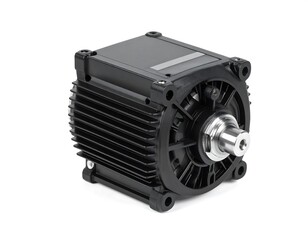 Fototapeta premium Black industrial motor