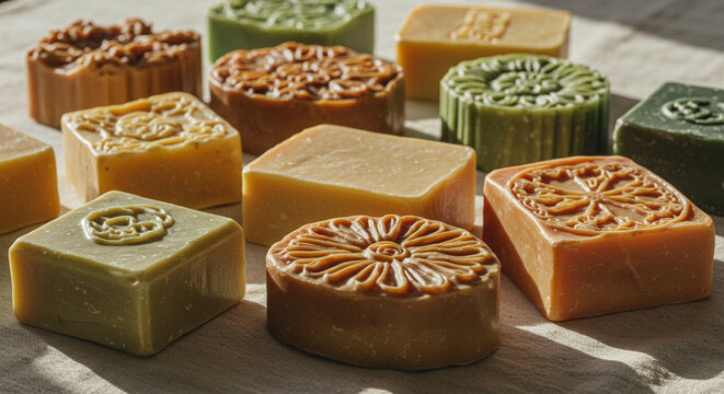 Fabrica&ccedil;&atilde;o de barras de sabonetes artesanais com propriedades naturais terap&ecirc;uticas skincare 