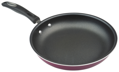 Frying pan. Teflon nonstick pan with stainless steel handle. Fry pan for cooking. Granite, marble, titanium, ceramic coating. Free of PFAS, PFOA, lead and cadmium. Professional chef kitchenware