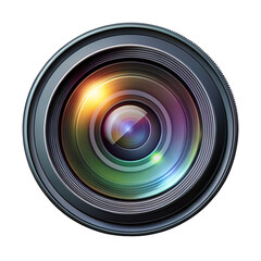 lens on white background