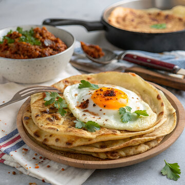 anda paratha masala fry