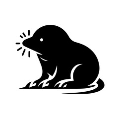 Fototapeta premium vector illustration of a Mole