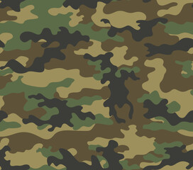 modern camouflage background, military vector texture, fashion print